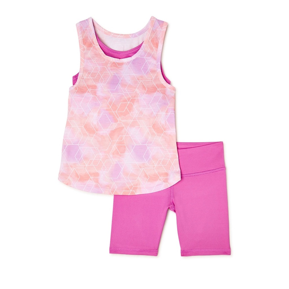 Athletic Works Activewear Outfit Set for Girls